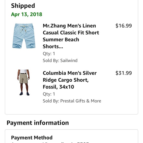 3 pairs of Mens linen casual fit shorts Medium - Picture 5 of 6